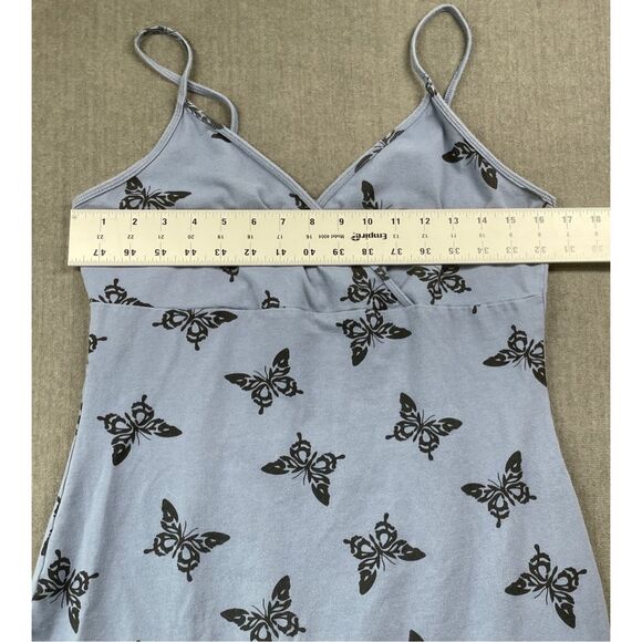 Wild Fable Butterfly Slip Dress Womens 2XL Blue Y2K Grunge Fairycore Festival - Picture 7 of 9